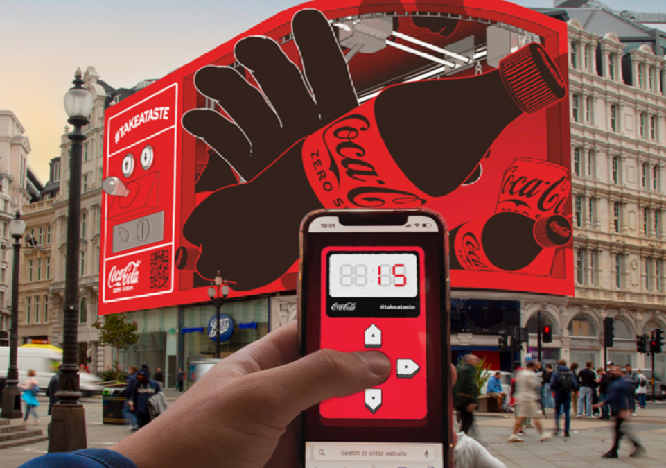 Coca-Cola Zero Sugar Launches First-of-Its-Kind, Interactive Augmented Reality Giveaway Campaign